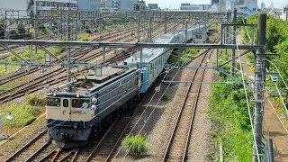 9771レ EF65-2096牽引 西武40000系 40158F 甲種輸送