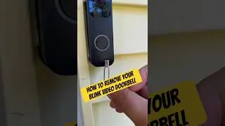 How to remove your Blink doorbell to change the batteries 