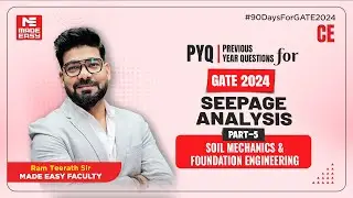 PYQ for GATE | Seepage Analysis | Soil Mechanics & Foundation Engineering | MADE EASY