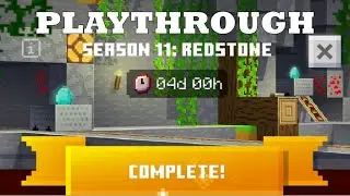 Minecraft Earth Season 11 Playthrough/Tutorial (Redstone)