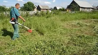 Assembly and start-up of a petrol trimmer (brush cutter) part 2