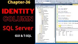 How to use Identity Column in SQL Server | What is Identity Column in SQL Server