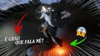 SÓ GRAUZÃO CHAVE NA FUNDAGRAU + RACHINHA FAN160 Vs CG150 😜🔥