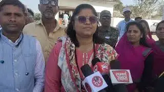 विकास यात्रा में शामिल बीजेपी नेत्री मौसम बिसेन ने कहा शासन की योजनाओं का ग्रामीणों को मिल रहा लाभ।