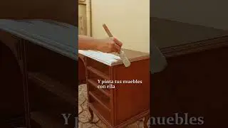 se puede pintar muebles con pintura para paredes???? #inventandobaldosasamarillas