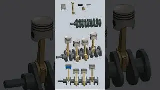 4 cylinder engine animation 