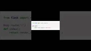 Jinja Templates in Flask #developer #progr amming #code #python #cleancode #flask