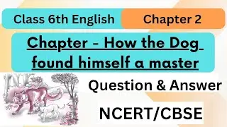 How The Dog Found Himself A New Master | class 6 english chapter 2 |Vedh Academy| Question Answer
