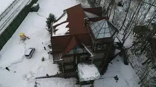 Обследование кровли дома. Строительная экспертиза. Аэрофотосъемка.