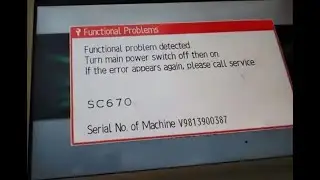 Richo Error Code SC 670 | How to Fix Richo C2550 SC670 Code