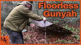 Is this the Best Poncho Camping Set Up out there?  -Floorless Gunyah