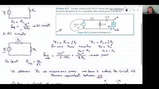 Example on Max Power Transfer in AC Circuits