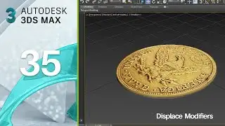 3dsmax Tutorial 35 Displace modifiers | Full Course in English | Beginners Tutorial