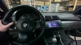 BMW X5 e53 на восстановлении штатной проводки и запуск штатного усилителя