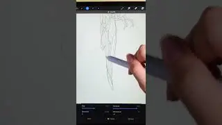 How To Create a Coloring Page in Procreate 🤓 #digitalarttips #shorts #procreate