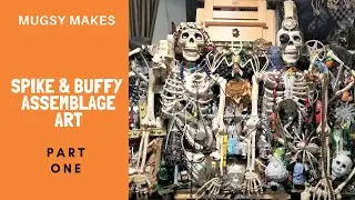 Spike and Buffy Assemblage Art