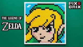 LINK The Legend of Zelda - 2D Pixel Art - Pix Brix Instructions