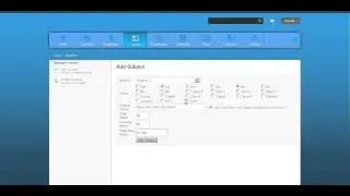 How to Add Course / Subjects