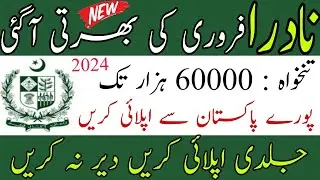 NADRA Jobs 2024 || How to Apply - NADRA Jobs 2024 Apply Online