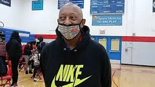 2021 Girls 5A Final Princess Anne coach Darnell Dozier