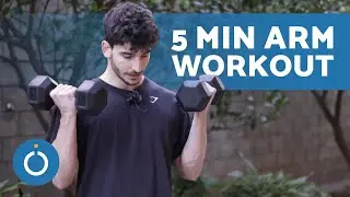 5 MINUTES ARM Routine 💪 With WEIGHTS 💪 For BEGINNERS