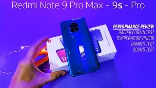 Redmi Note 9 Pro Max | 9s Review - Temperature Test|Heavy Gaming Test|Battery Drain Test|Sound Test