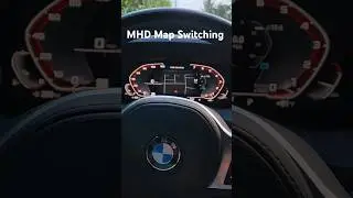 MHD on the fly Map Switching  BMW M340i #shorts #m340i #b58 #G20 #BMW