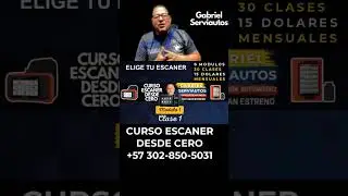Short de la Clase 1 #cursoescanerdesdecero #shorts #escanerautomotriz  #escaner #diagnostico