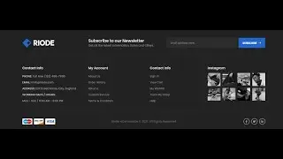 Riode WordPress (How to configure footer in Riode WordPress)