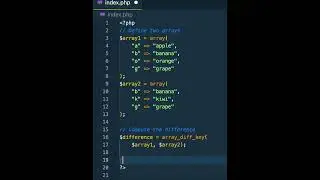 🔑 Mastering array_diff_key() in PHP 💻 #PHPArrays #codingshorts  #php  #codingtips #shortstutorial