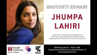 Temple University Rome presents... Jhumpa Lahiri