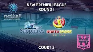 2018 Samsung Premier League Round 1 - U20s/Opens - Court 2 - Manly Sapphires v North Shore United