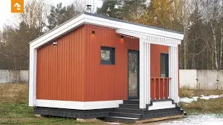 🔸 МОДУЛЬНАЯ БАНЯ. Продается готовая модульная баня 18 м² с отдельным санузлом — Кейль Строй