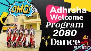Shree Adhrsha namuna school 🏫 lalmatiya welcome program 2080 dance 💃❤️‍🩹😮
