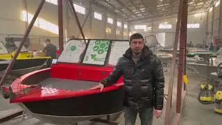 Алюминиевая моторная лодка 
