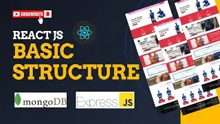 React JS Basic Structure with Menu Design | Beginner Friendly React Tutorial 2025