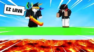 The Floor Is LAVA!!! (Roblox Bedwars)