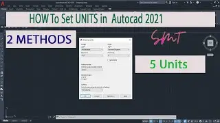 How to Set Units in Autocad in Tamil | SMT