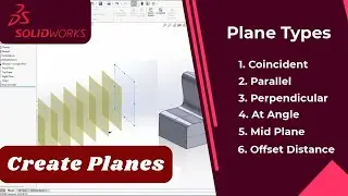 SolidWorks Tutorials How to create Planes || Types of Planes