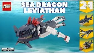 Sea Dragon Leviathan MOC LEGO 31088 Alternate Digital Build