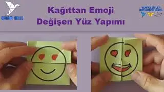 Kağıttan Emoji Değişen Yüz Yapımı