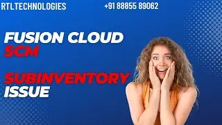 Oracle Fusion Cloud | SCM | Redwood UI | Subinventory Issue | Interview preparation | Placement