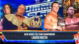 WWE 2K24 | Bret Hart & Owen Hart vs. British Bulldogs | Ladder match