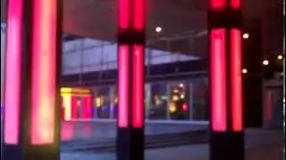 Пример подсветки колонн на Арбате