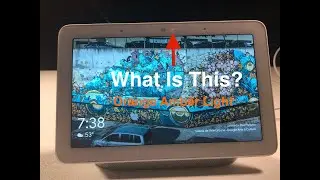 Google Home Hub Amber/Orange Light