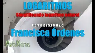 Logaritmos - Ej. 5.1 b, d & e - By Francisca Órdenes