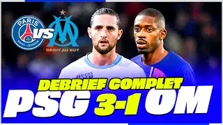 ❌ PSG - OM (3-1) : pas de miracle... Rabiot taulier, lirola CSC...  DEBRIEF COMPLET