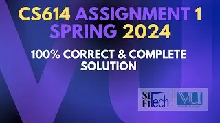 CS614 Assignment 1 Spring 2024 | CS614 Assignment 1 2024