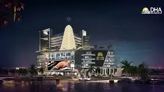 Pelican Mall & Swiss International Hotels in DHA Bahawalpur 3D Animation Visualized by Render 360