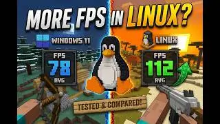 DO REALLY LINUX GIVE MORE FPS SEE THE  DESCRIPTION